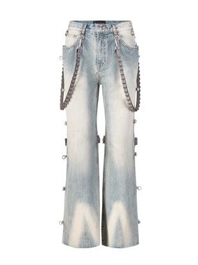 C.E.E.C Ceec SIGNATURE CHAIN JEANS, women’s small, 100% cotton